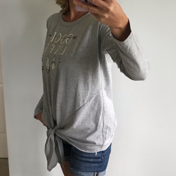 Grey ‘Good Life’ Tunic Top - Picture 3 of 8